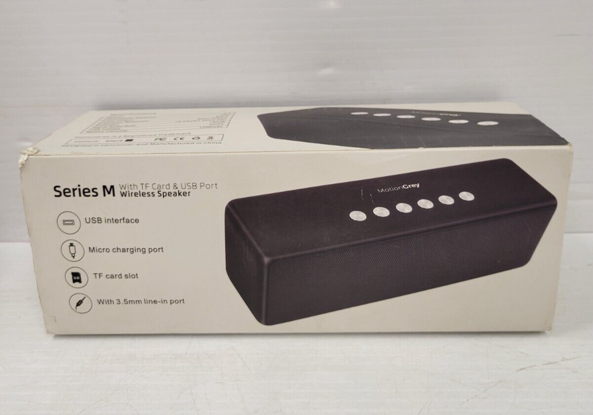 (48272-3) Motion Grey Series M Wireless Speaker