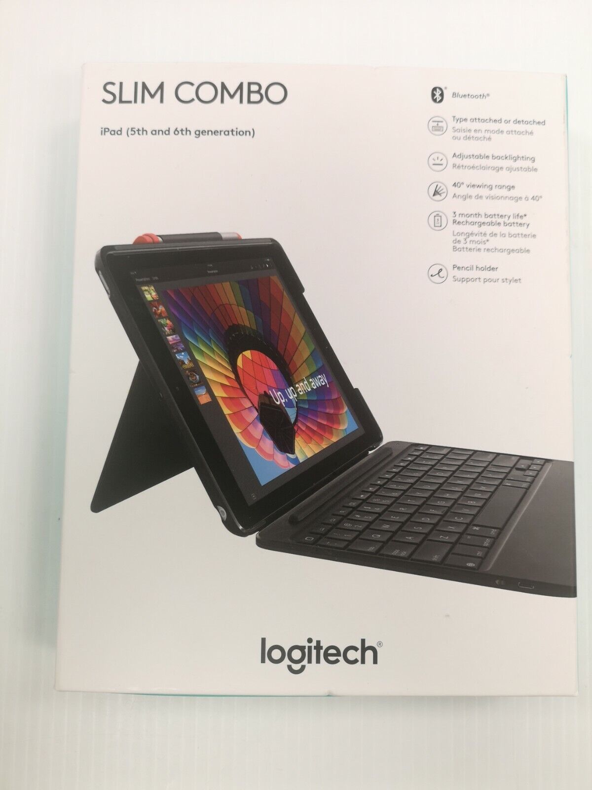 (N08821) Étui pour iPad Logitech Slim Combo