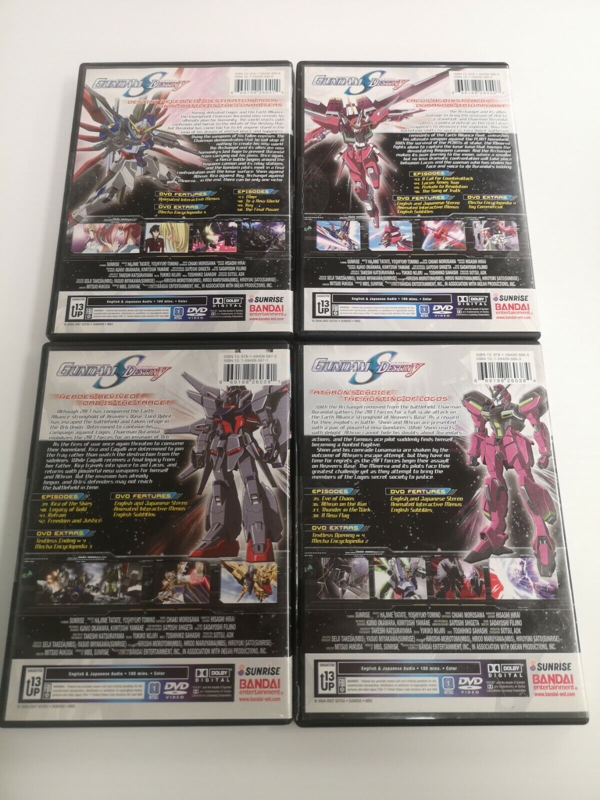 (N018189) Ensemble DVD de 12 disques Gundam Seed Destiny