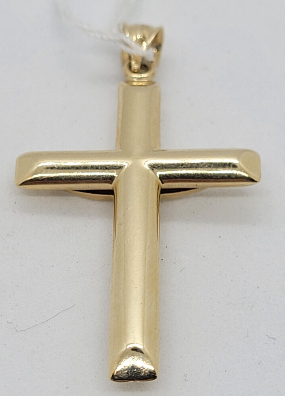 (N78500-2) Unisex 10K Yellow Gold Crucifix Pendent