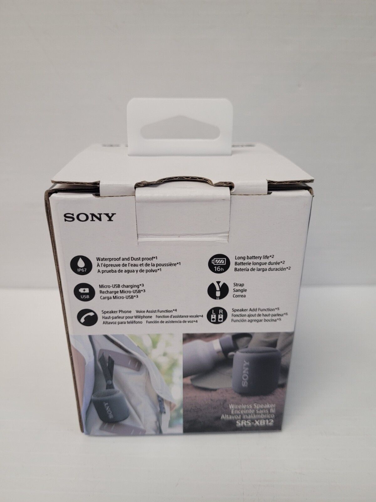 (N78250-4) Sony SRS-XB12 Portable Speaker In Box