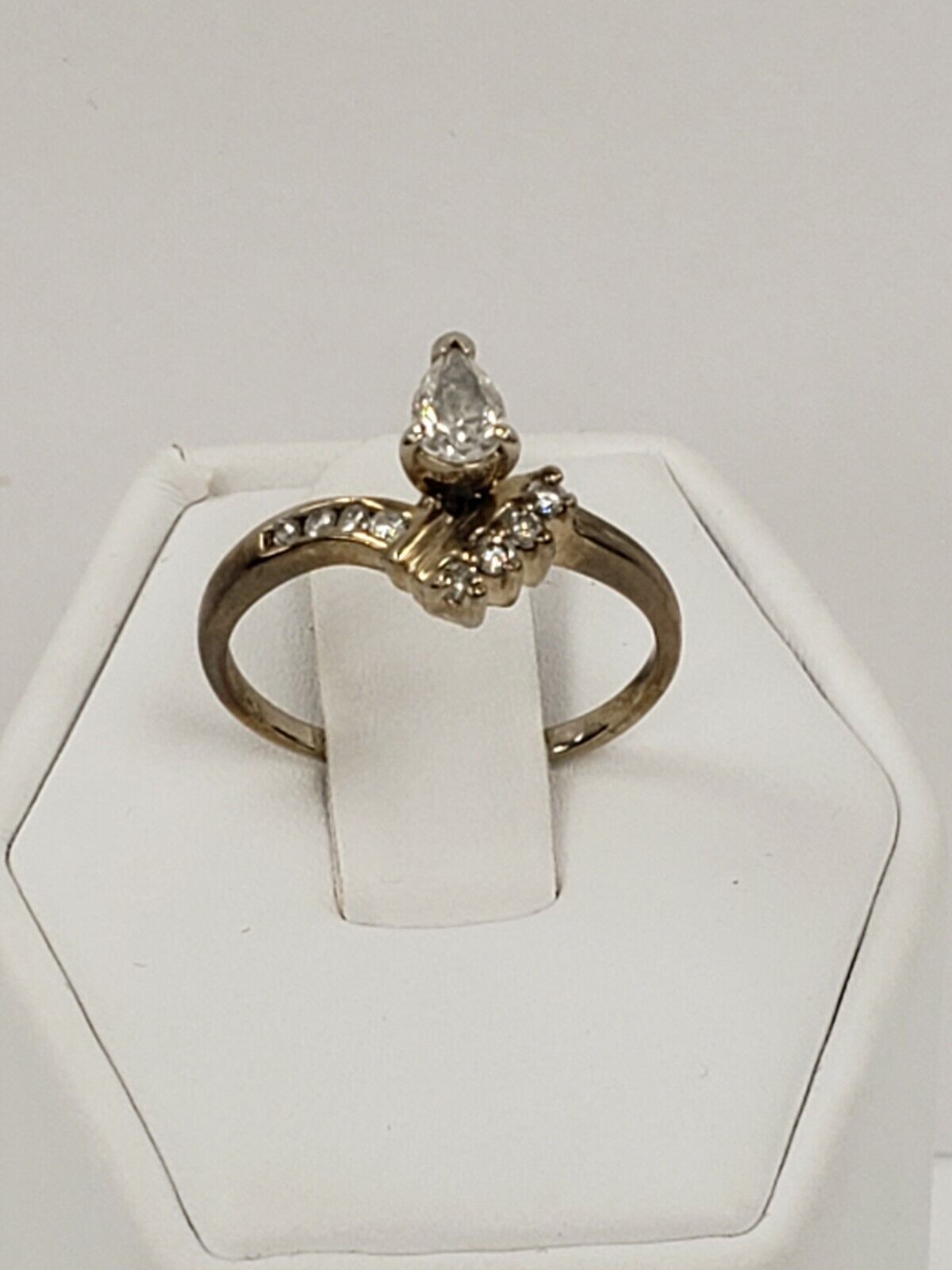 (I-872-359A) 14k White Gold Diamond Ring