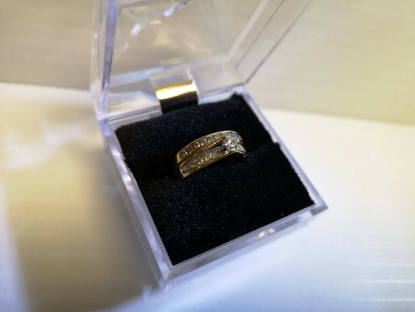 (N15738) 14K Ring Set w/ Diamonds